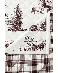 HiEnd Accents Pine Reversible 2 Piece Quilt Set - Twin Size