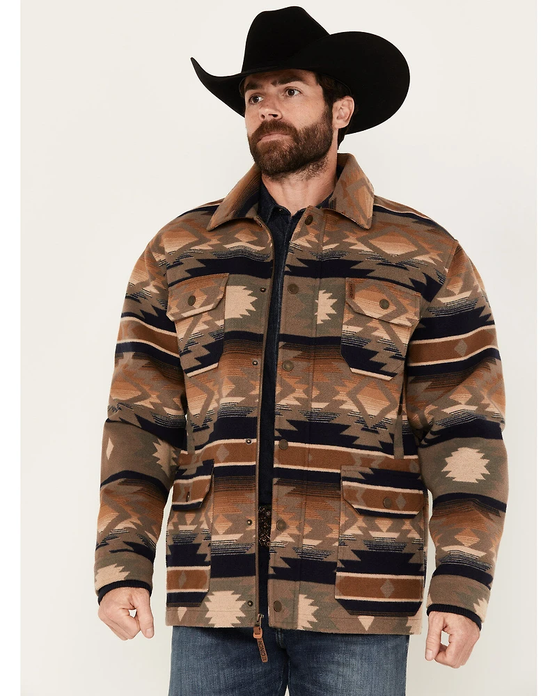 Cinch Men's Southwestern Print Snap Jacket