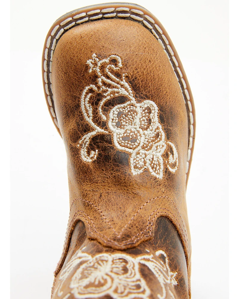 Shyanne Toddler Girls' Little Bitty Lasy Western Boots - Broad Square Toe