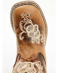 Shyanne Toddler Girls' Little Bitty Lasy Western Boots - Broad Square Toe