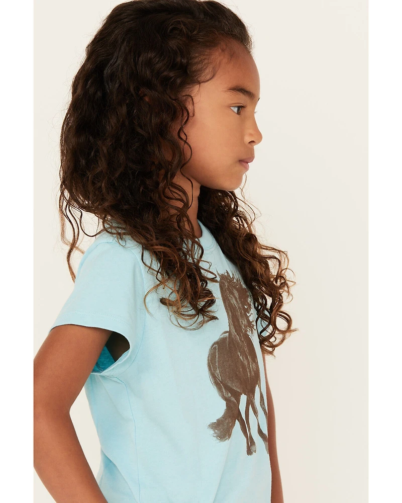 Shyanne Girls' Stallion Short Sleeve Graphic Tee
