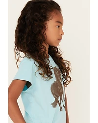 Shyanne Girls' Stallion Short Sleeve Graphic Tee
