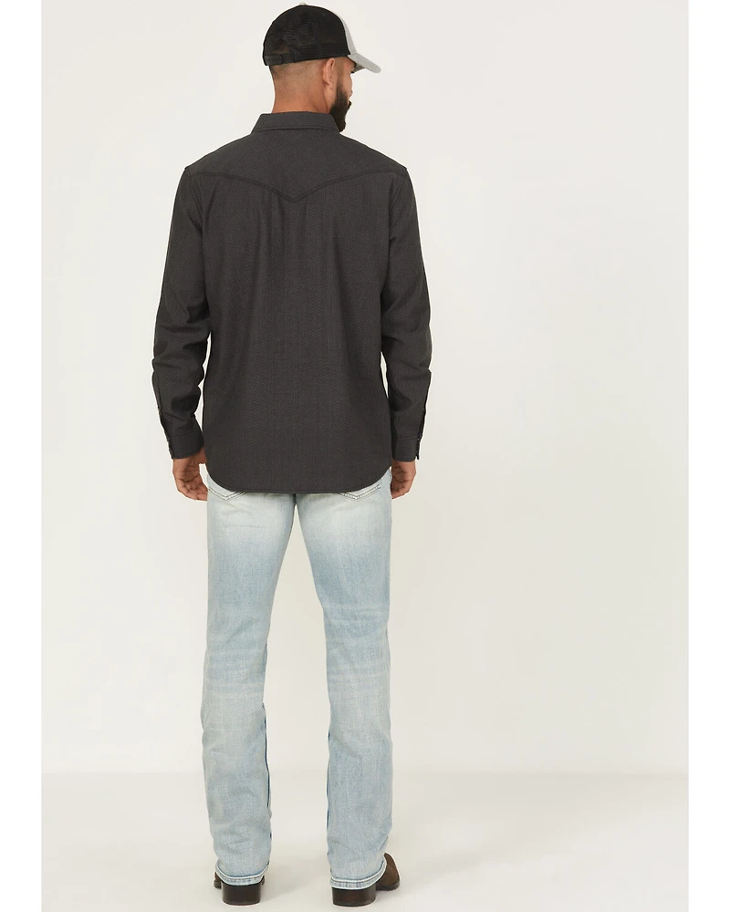 Moonshine Spirit Men's Gotham Wash Decker Slim Straight Stretch Denim Jeans