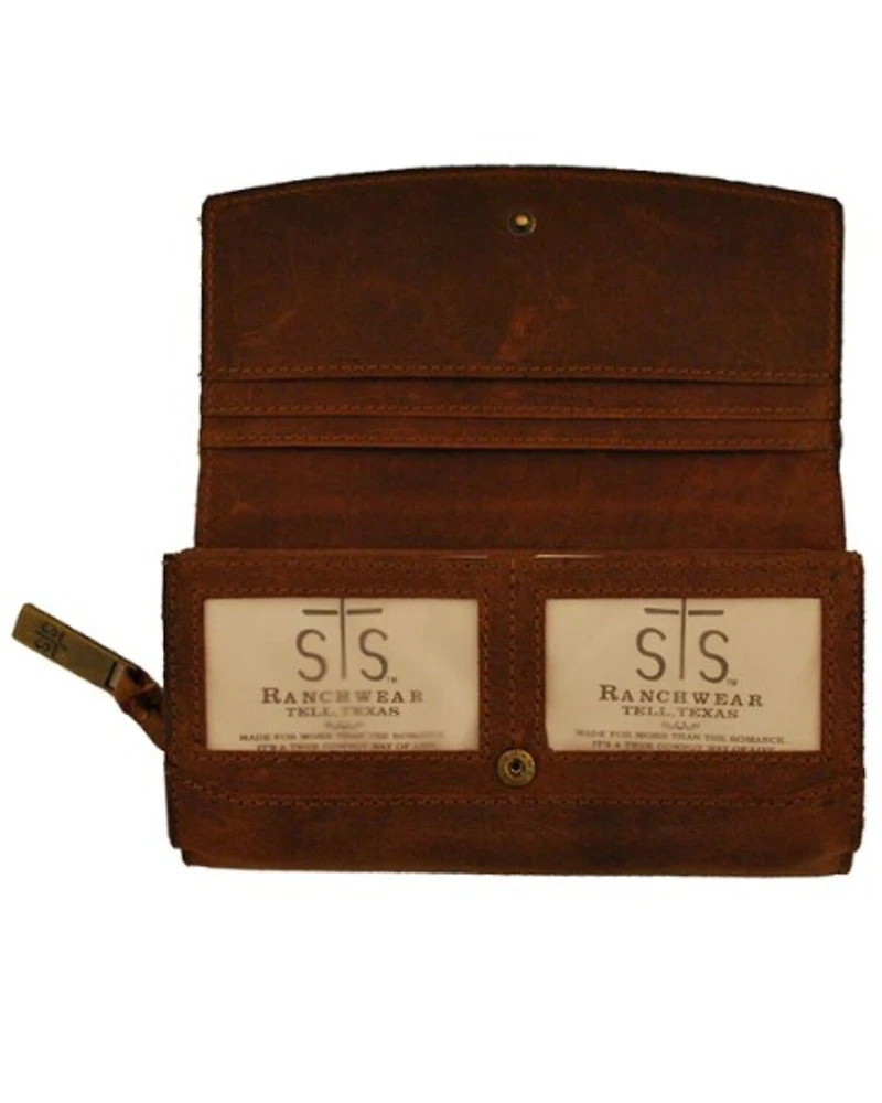 STS Ranchwear by Carroll Women's Baroness Tri-Fold Wallet