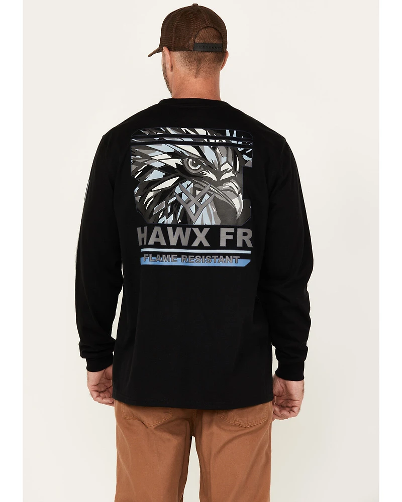Hawx Men's FR Tower Long Sleeve Graphic Work T-Shirt