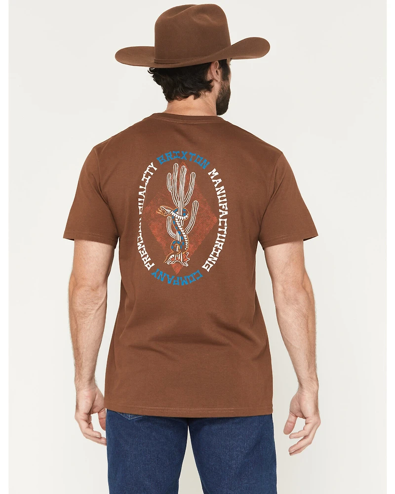 Brixton Men's Boot Barn Exclusive Burrill Short Sleeve Graphic T-Shirt
