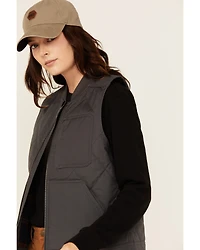 Lucky Brand Workwear Women's Tactical Insulated Canvas Quilted Vest