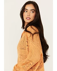 Revel Women's Open Weave Sweater