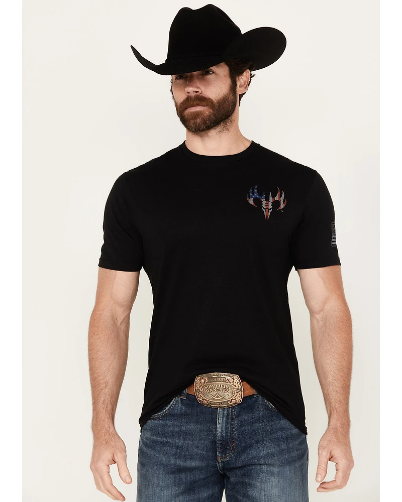 Buckwear Men's More Spine Short Sleeve Graphic T-Shirt
