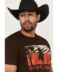 Cody James Men's Sunset Rider Short Sleeve Graphic T-Shirt