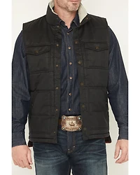 Cody James Men's Oil Slick Snap Lined Vest