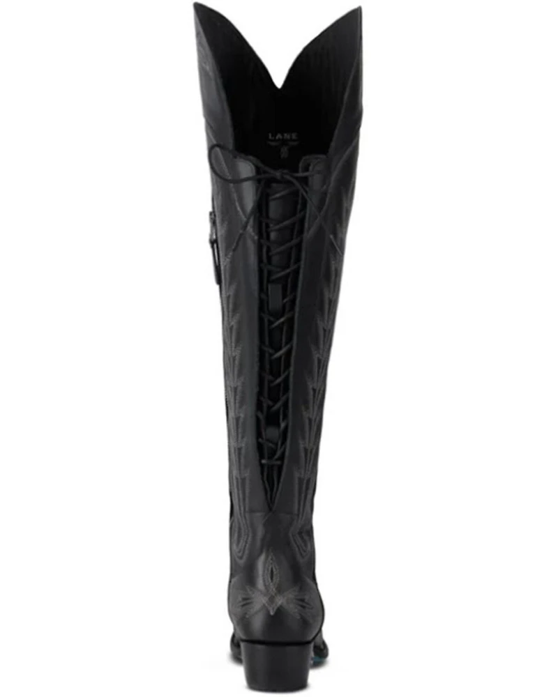Lane Women's Lexington Over The Knee Corset Western Boots