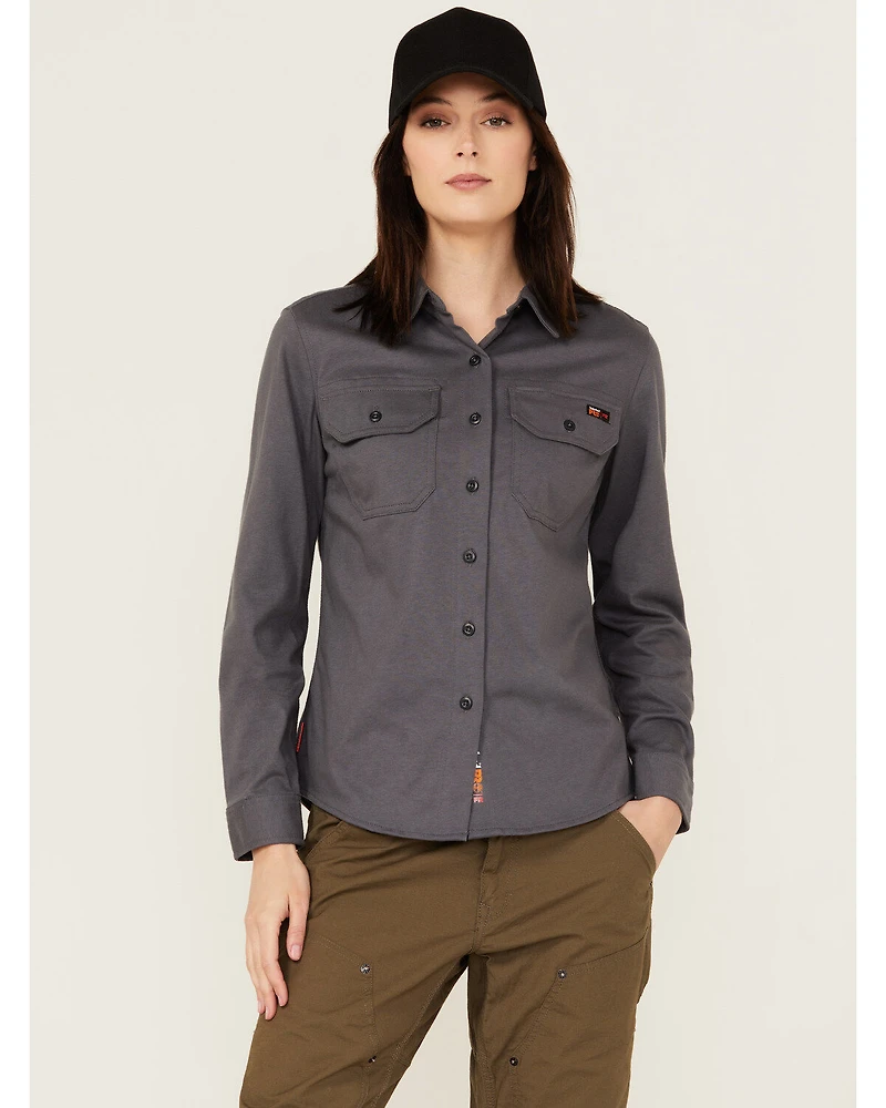 Timberland Pro Women's FR Cotton Core Button-Down Work Shirt
