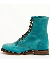 Justin Women's Mclean 7" Lace-Up Roper Boots - Round Toe
