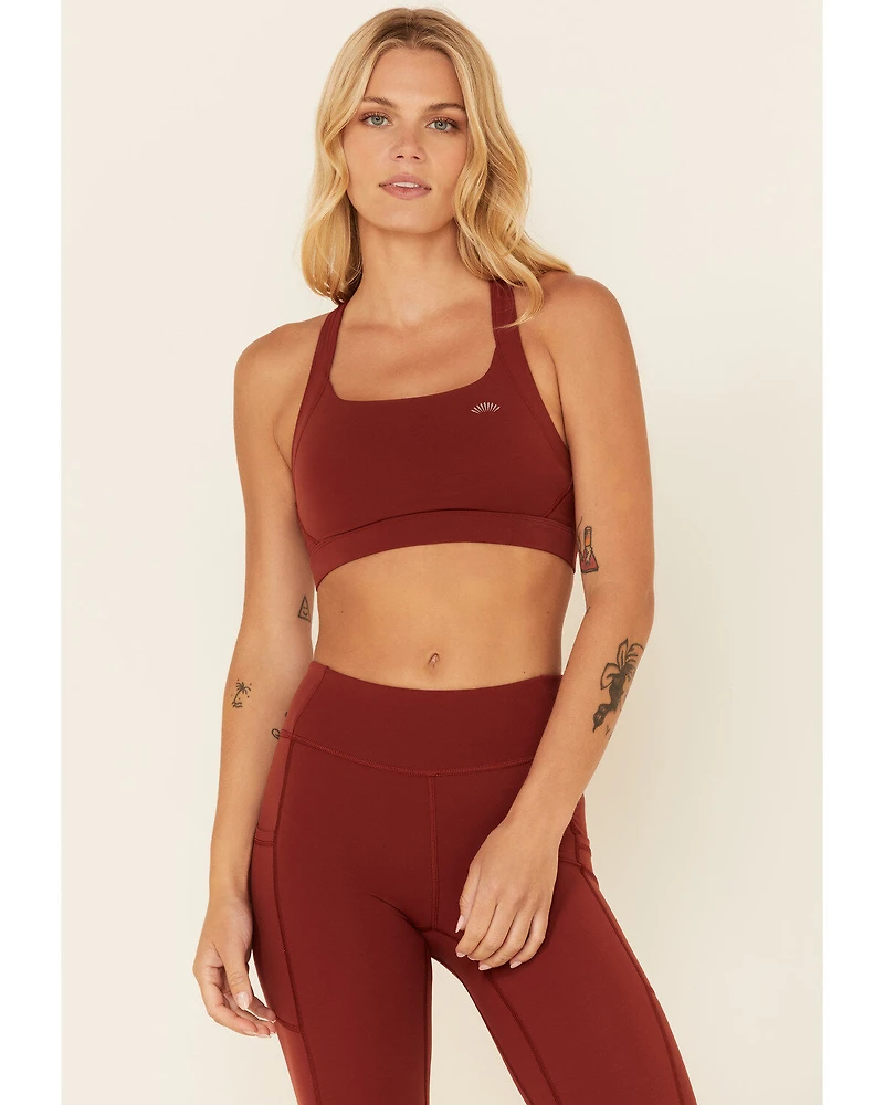 Shyanne Women's Solid Riding Sports Bra