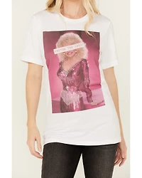 Gina Tees Women's Parton The Sass Short Sleeve Graphic Tee