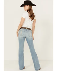 Ariat Women's Nia Light Wash Perfect Rise Slim Trouser Stretch Denim Jeans