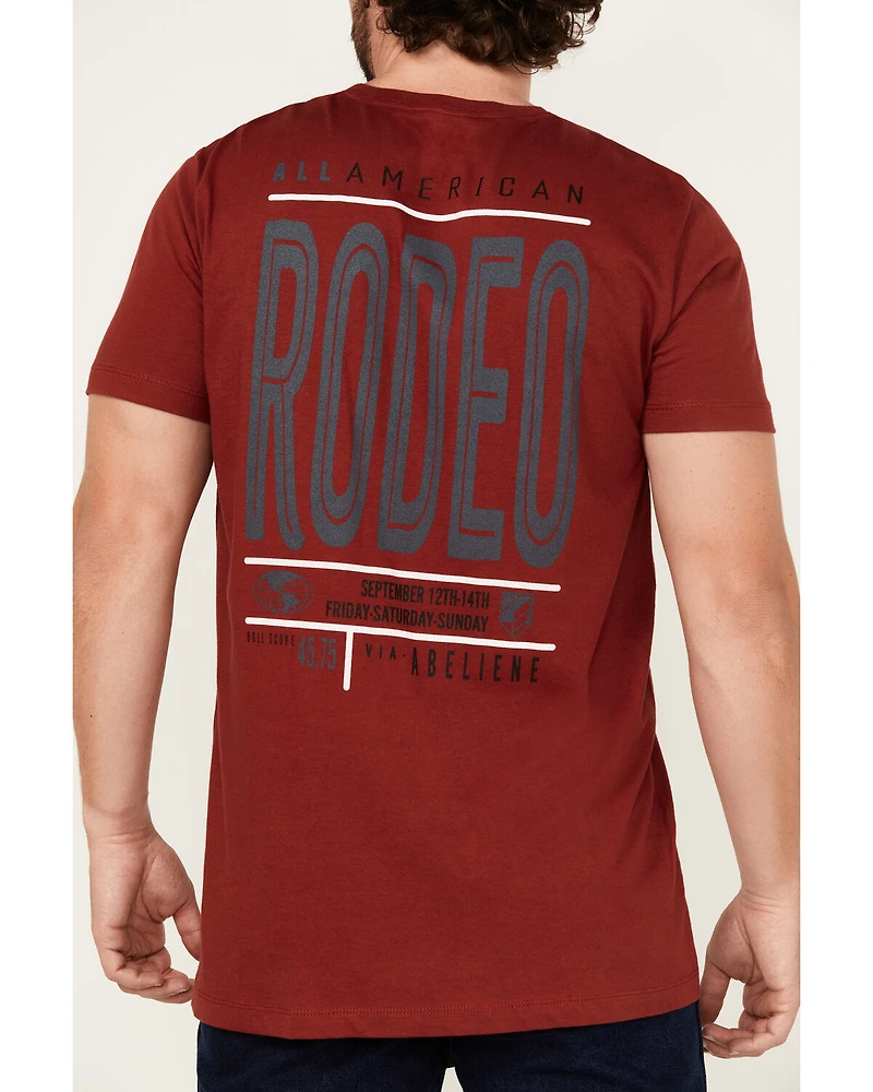 RANK 45® Men's Rough Rider Short Sleeve Graphic T-Shirt