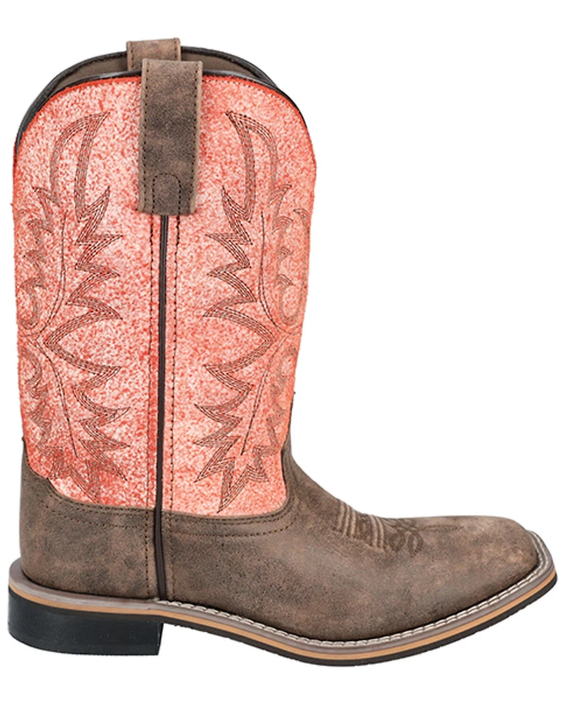 Smoky Mountain Women's Rustic Rider Western Boots - Broad Square Toe