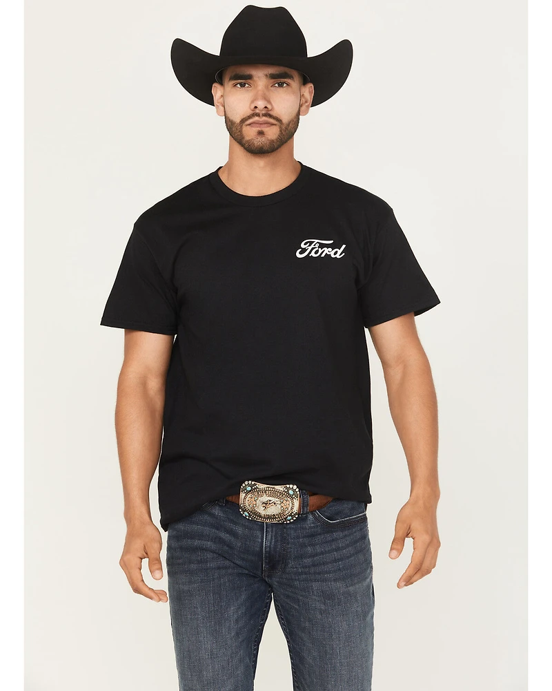 Buckwear Men's Ford Camo Flag Short Sleeve Graphic T-Shirt