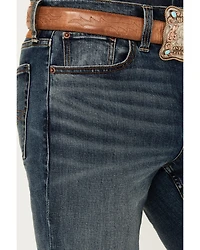 Blue Ranchwear Men's Sonora Wash Bronson Slim Straight Stretch Denim Jeans