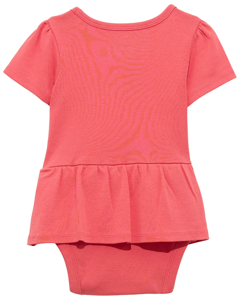 Wrangler Infant Girls' Cow Short Sleeve Onesie