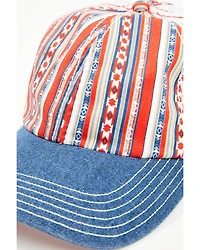 Trenditions Women's Catchfly Southwestern Striped Print Ball Cap