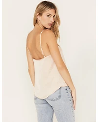 Wild Moss Women's Satin Cami Tank Top