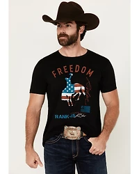 RANK 45® Men's Freedom Rider Americana Short Sleeve Graphic T-Shirt