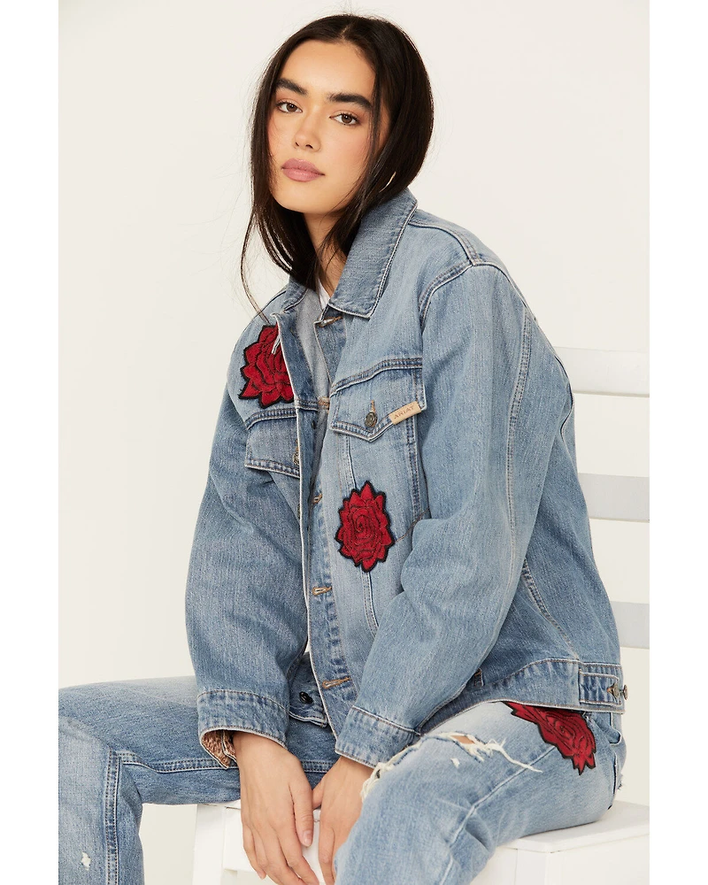 Ariat Women's Medium Wash Rodeo Quincy Denim Trucker Jacket