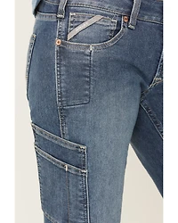 Ariat Women's Rebar Mid Rise Durastretch Raven Work Bootcut Jeans