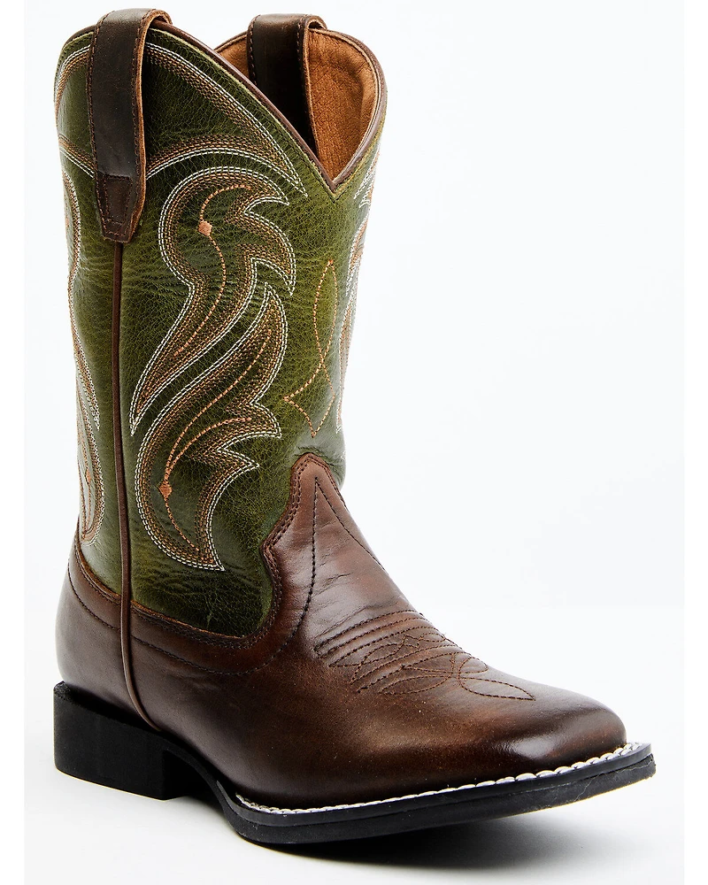 RANK 45® Boys' Kasey Western Boots - Broad Square Toe