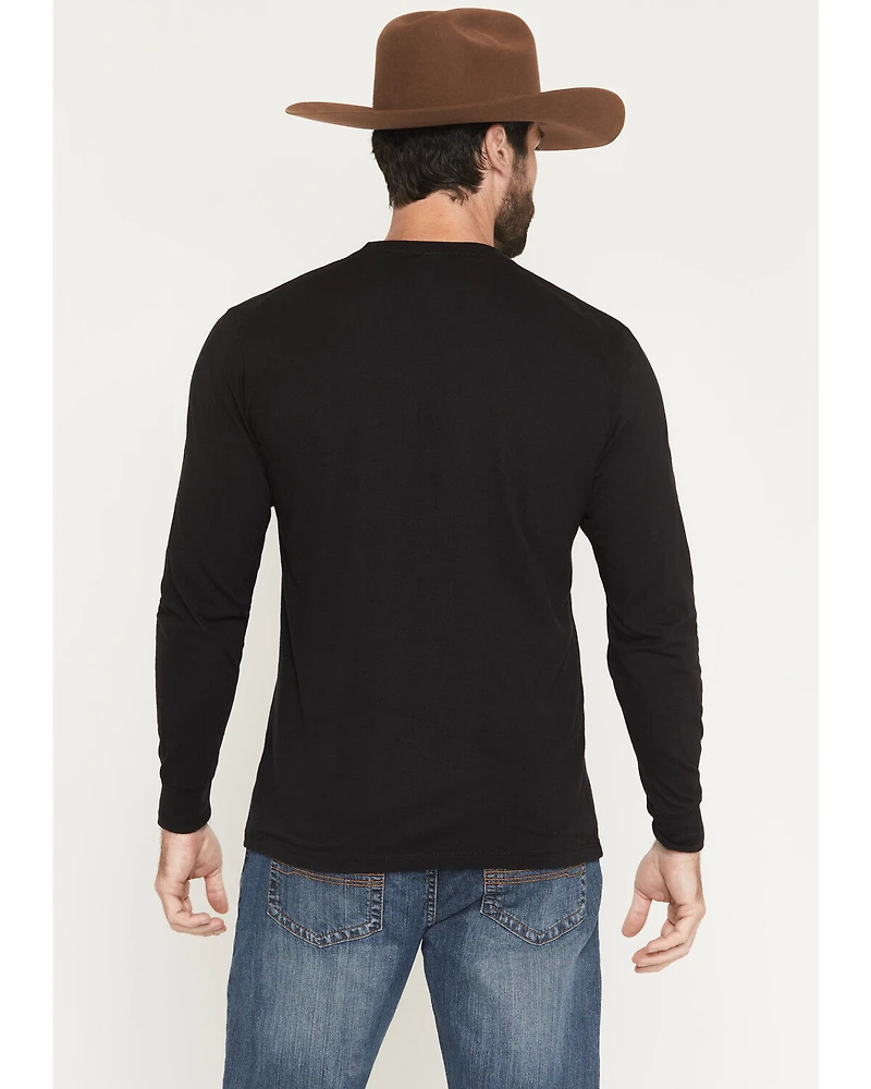 Cody James Men's Americana Logo Long Sleeve Graphic T-Shirt