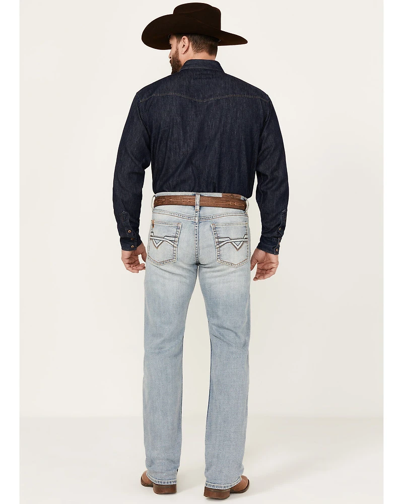 Cody James Men's Sawbuck Wash Jackson Slim Straight Stretch Denim Jeans