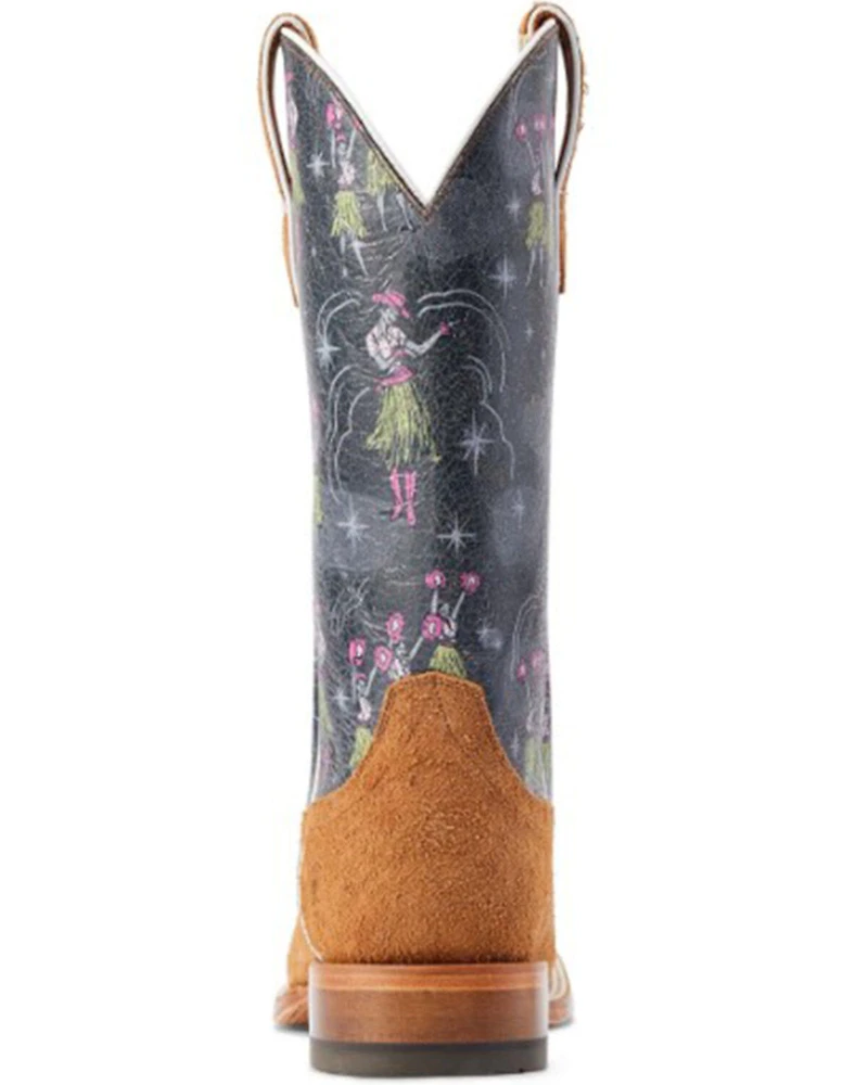 Ariat Men's Frontier Aloha Roughout Western Boots - Broad Square Toe