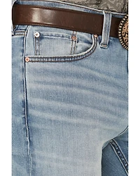 Blue Ranchwear Men's Banner Wash Jethro Slim Bootcut Stretch Denim Jeans