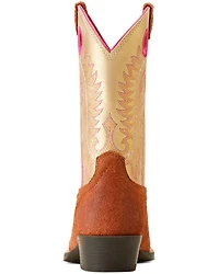 Ariat Girls' Derby Monroe Western Boots - Square Toe