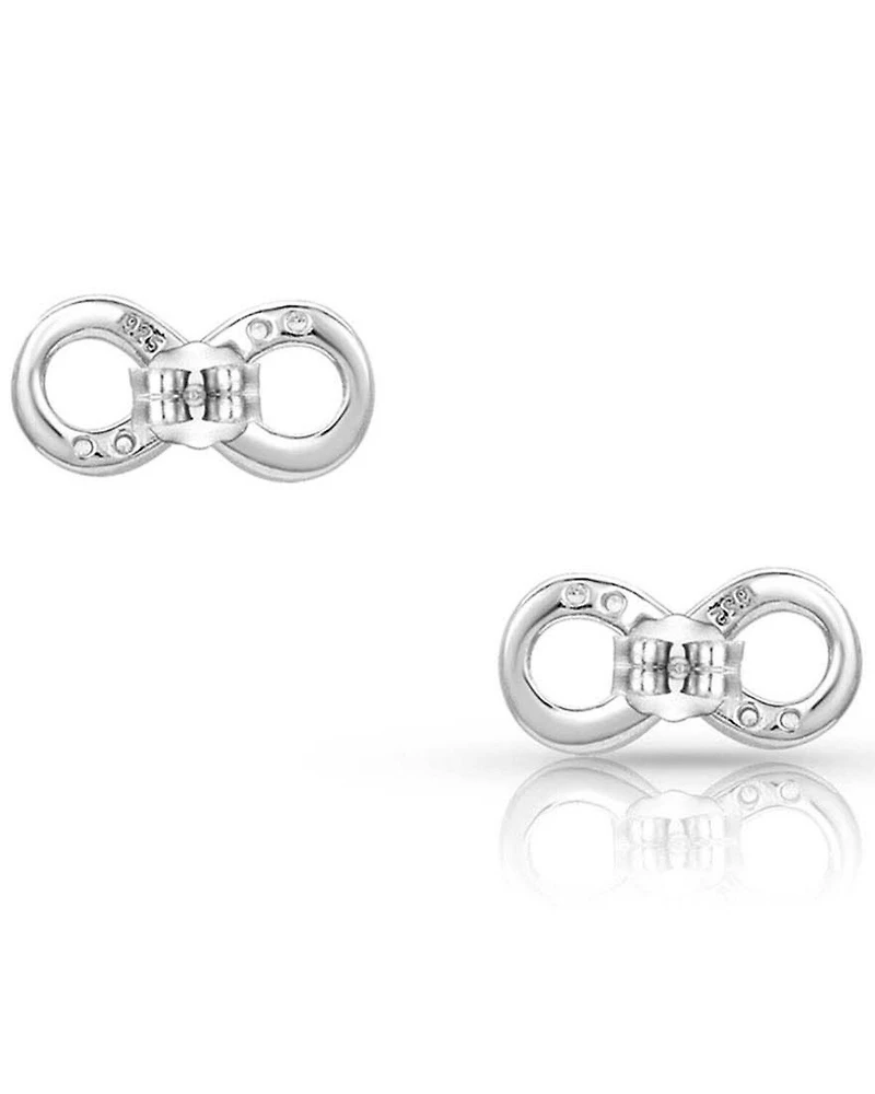 Montana Silversmiths Women's Silver Shine Infinity Earrings