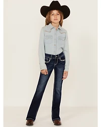 Shyanne Girls' Dreamcatcher Pocket Bootcut Jeans