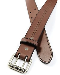 Hawx Men's Double Stitch Center Prong Belt