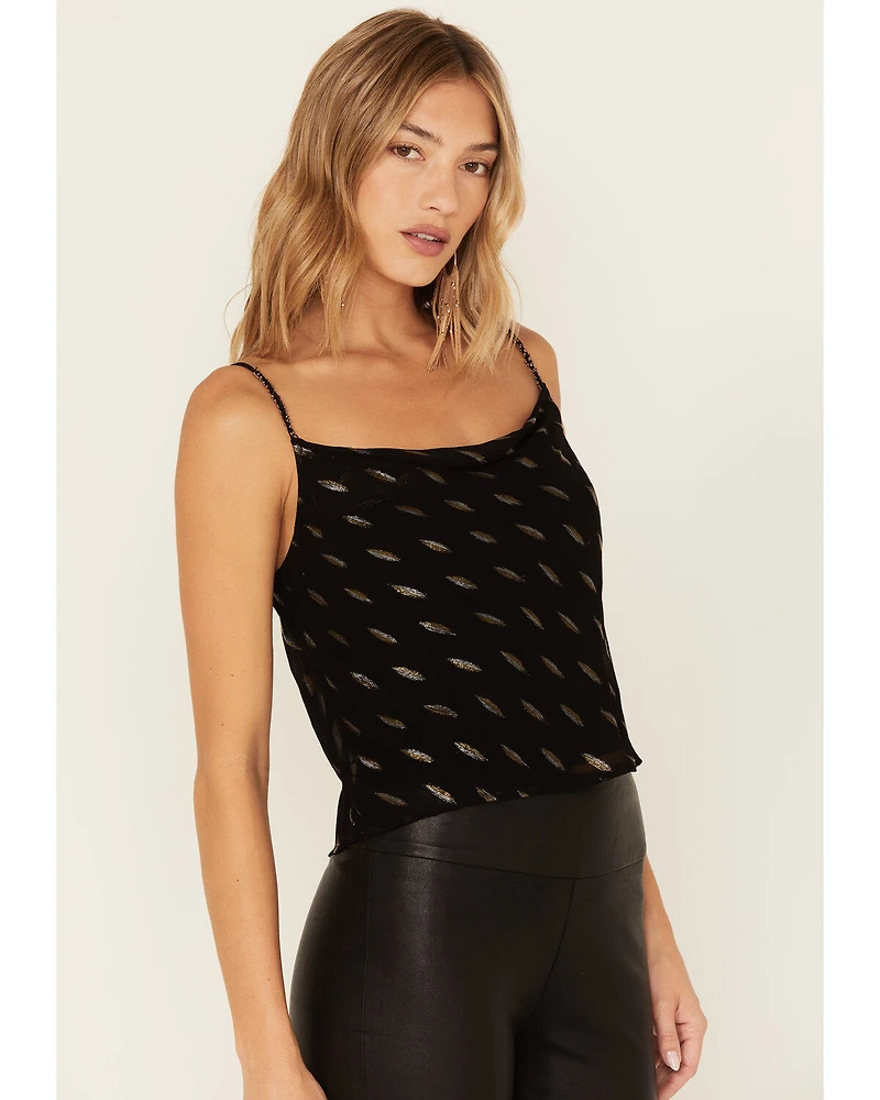 Idyllwind Women's Chico Metallic Clip Dot Cami Top