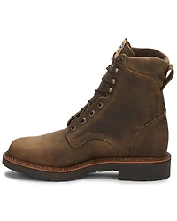 Justin Men's J-Max 8" Blueprint Lace-Up EH Work Boots - Soft Toe