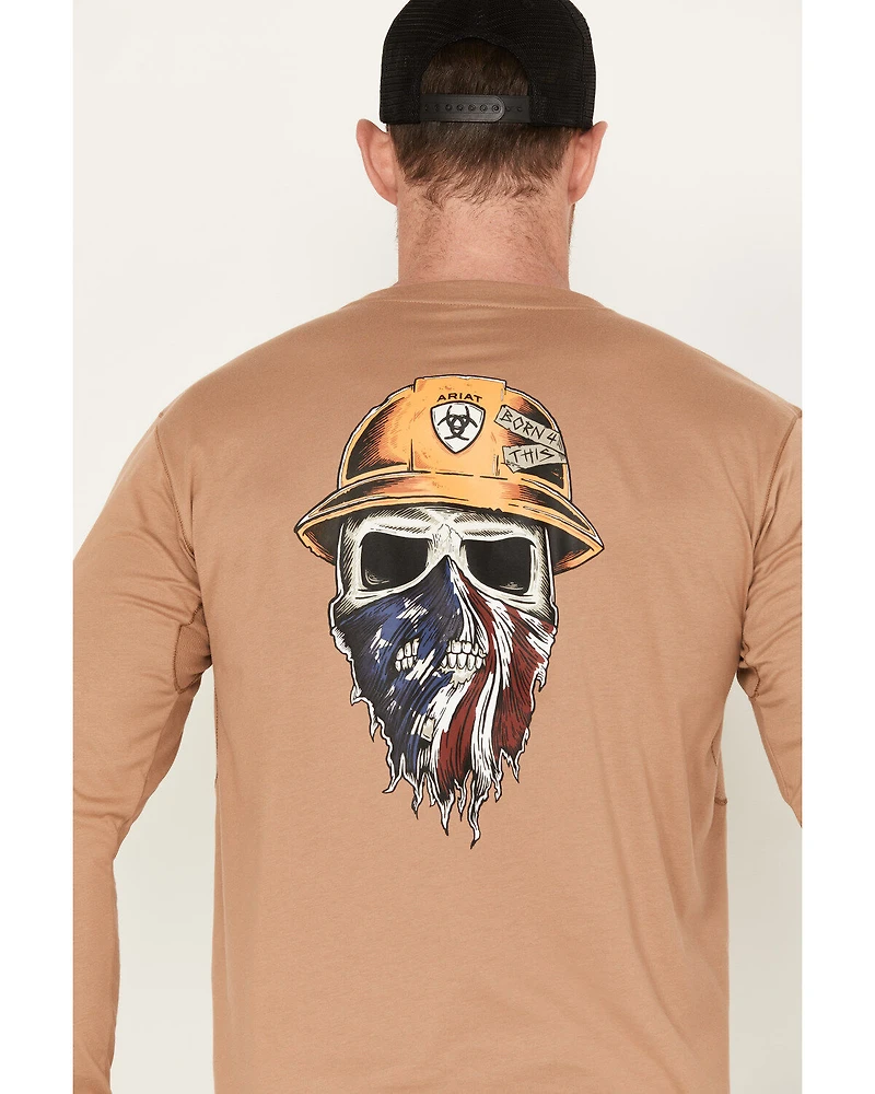 Ariat Men's Rebar Workman Long Sleeve Graphic Work Shirt