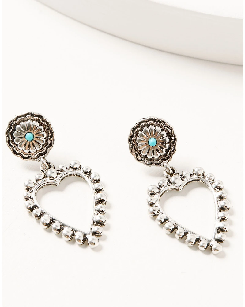 Shyanne Women's Heart Hoop Earring Set - 3 Piece
