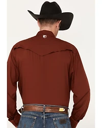 RANK 45® Men's Roughie Performance Long Sleeve Western Button-Down Shirt