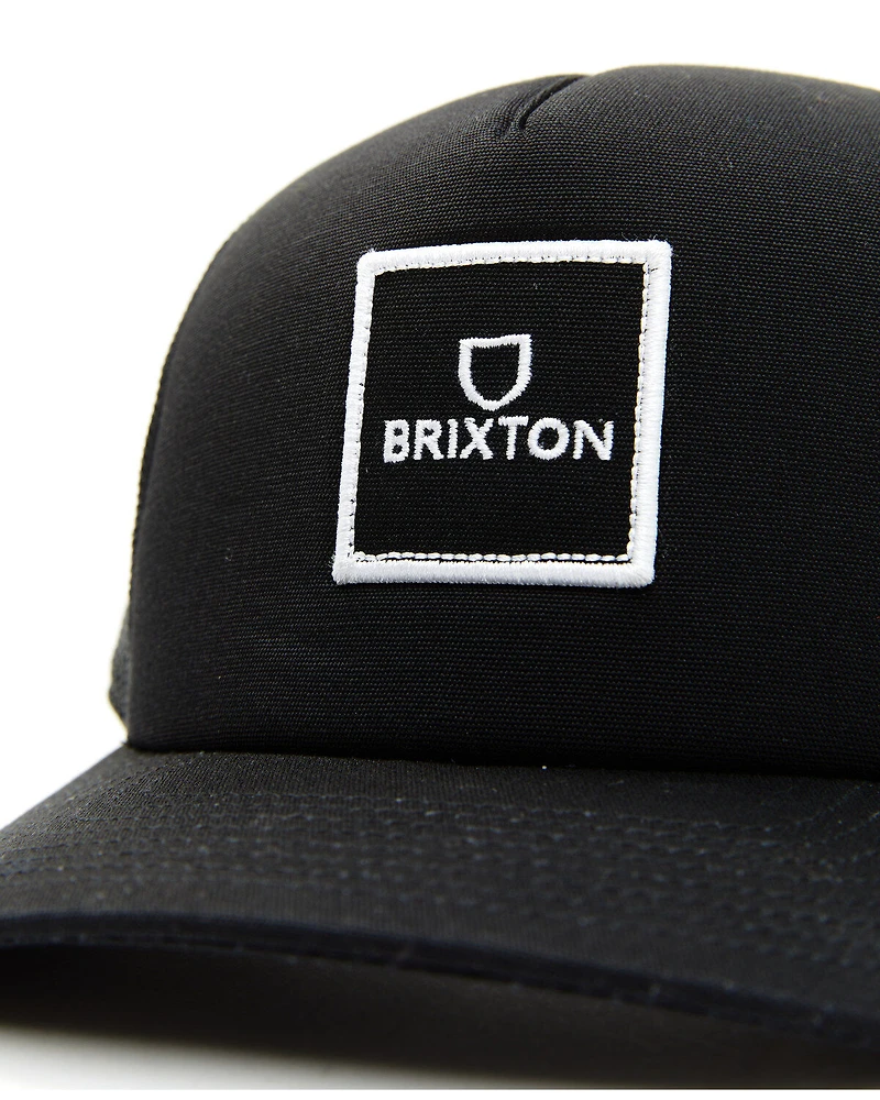Brixton Men's Alpha Block Logo Patch Crossover MP Ball Cap