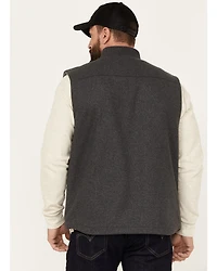 Brothers and Sons Men's Buffalo Check Wool Zip Vest