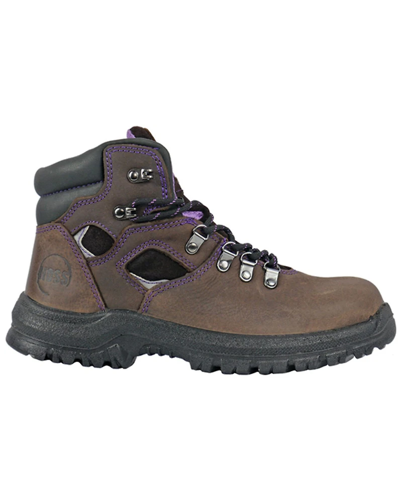 Hoss Women's 6" Lily Waterproof Work Boots - Steel Toe