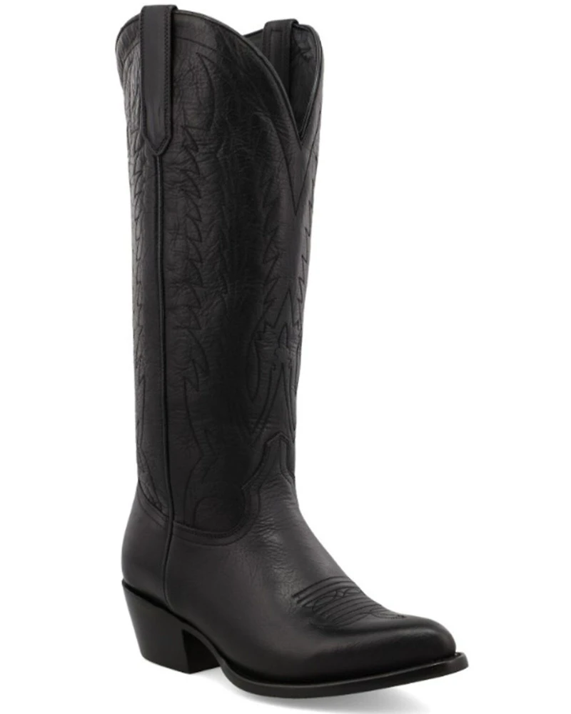 Black Star Women's Eden Stitched Onyx Western Boot - Round Toe