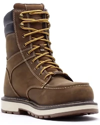 Keen Men's 8" Cincinnati Waterproof Lace-Up Work Boots - Carbon Fiber Toe
